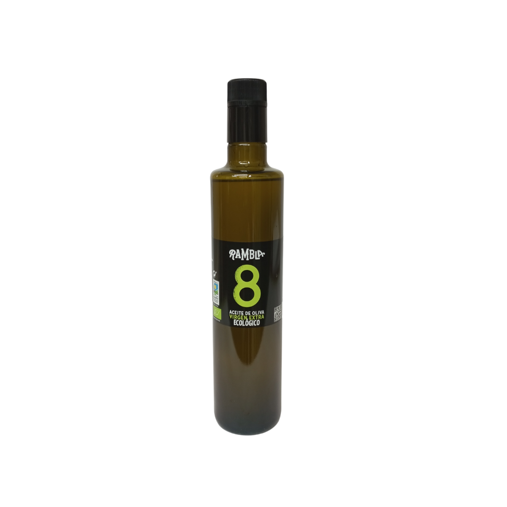 Botella vidrio 500ml Aceite de Oliva Virgen Extra Ecológico