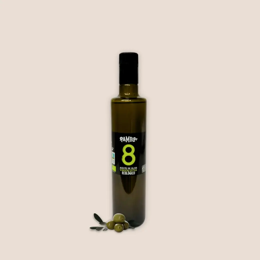 Botella vidrio 500ml Aceite de Oliva Virgen Extra Ecológico