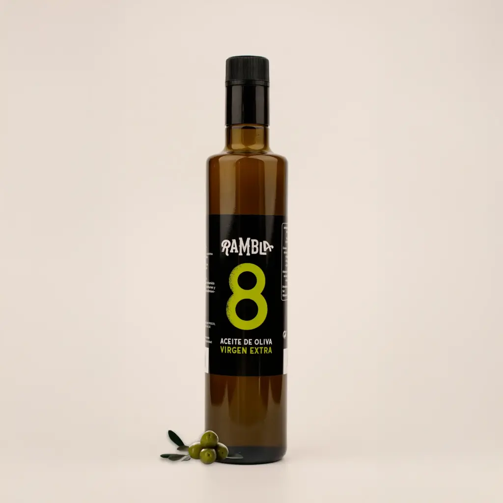 Botella vidrio 500ml Aceite de Oliva Virgen Extra Tradicional