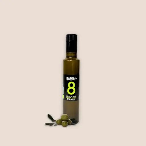 Botella vidrio 250ml Aceite de Oliva Virgen Extra Ecológico