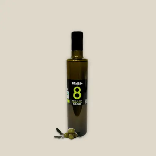 Botella vidrio 500ml Aceite de Oliva Virgen Extra Ecológico