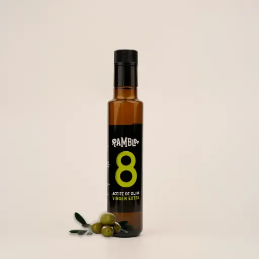 Botella vidrio 250ml Aceite de Oliva Virgen Extra Tradicional